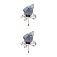 thumbnail image 4 of Youkk Cloth Chic And Stylish Brooch Pin Fashion Statement With Exquisite Piece Modern Minimalist Corsage light grey 2Set, 4 of 6