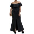 thumbnail image 1 of KVMeteor Women's Plus Size Sexy Open Shoulder Sleeveless Slit Maxi Dress, 1 of 4