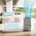 thumbnail image 4 of HOMCOM 100pt Large Dehumidifier, WiFi Dehumidifier with Humidity Control, 4 of 10