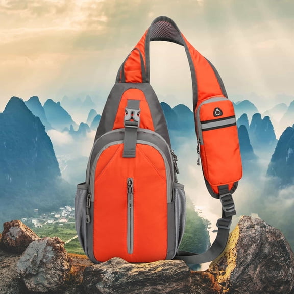 EGNMCR Organisateurs et Rangement de Garde-Robe, Sac de Poitrine pour Homme et Sac à Dos Multifonctionnel Sports et Loisirs Léger et Tendance Sac à Bandoulière Simple Sac Bandoulière pour Étudiant de Mode pour Homme Poche d'Épaule