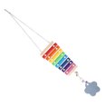 thumbnail image 3 of Chicken Wooden Xylophone, Musical Instruments Colorful Hens Pecking Xylophone Safe Natural With Mirror Bell 8 Metal Keys For Attracting Chicken, 3 of 8