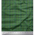 thumbnail image 1 of Soimoi Polyester Crepe Fabric Plaid Check Print Fabric by The Yard 42 Inch Wide, 1 of 3