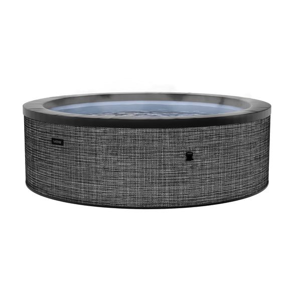 Wave TAHOE, Hot Tub & Spa, Rigid Eco Foam Walls, All-in-One Integrated, 6 Person, Portable, Skin Changeable, Energy Efficient, Quiter, Round – FLINT RATTAN