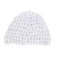 thumbnail image 4 of Esquirla Mesh Crochet Hair Net Curls Hair Wrap Lightweight Soft Elastic Crocheted Cap White, 4 of 8