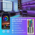 thumbnail image 2 of Ksipze 100FT led Lights Strip for Bedroom Smart Music Sync RGB Color Changing with App and Remote Control, Power Supply Led Strip Lights Lumiere Led 30M for Home Party Room Decor, 2 of 8
