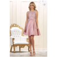 thumbnail image 1 of Robe Courte Simple et Élégante pour Demoiselles d'Honneur, 1 of 4