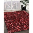 thumbnail image 3 of Ahgly Company Tapis Rectangulaire Lavable en Machine Intérieur Transitionnel Rouge Foncé, 2 Pieds x 4 Pieds, 3 of 7