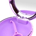 thumbnail image 3 of Travel Retainer Case with Mirror Mouth easy clean black Guard Case Protection with Vent Holes Purple, 3 of 7
