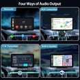 thumbnail image 4 of Carplay Wireless Portable Touchscreen Car Stereo Bluetooth Voice Control 7" for Apple Car Play & Android Auto Car Audio HD Screen with 1080p Backup C, 4 of 8