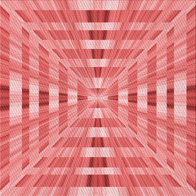 Ahgly Company Tapis d'Intérieur Lavables en Machine, Carrés de Transition Rose Corail Clair, Carrés de 4'