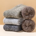 thumbnail image 4 of Men's Winter Wool Socks Soft Warm Thick Wool Socks for Cold Weather Crew Socks One, 4 of 7