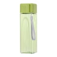 thumbnail image 2 of HCBY Modern Square Water Bottle | Ins & Gym Infuser with Tea Filter | BPA-Free Portable Jug for Work & Outdoor - 500ml (Green,20.3"x5.5"), 2 of 7