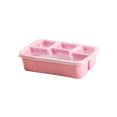 thumbnail image 2 of Birdeem 4 Compartment Lunch Box, Leak Proof Food Storage Container with Secure Lid, 8 Inch Plastic Meal Prep Snack Organizer for Kids Adults, 2 of 9