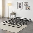 thumbnail image 4 of Low Bed Frame Twin Size, 6 Inch Heavy Duty Metal Platform Bed Frame Low Profile, Mattress Foundation, No Box Spring Needed, Noise-Free, Non-Slip, Easy Assembly, Black, 4 of 9