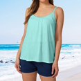 thumbnail image 2 of HNMKIU Gym Racerback Tank Tops Shelf Bra Camisoles Adjustable Spaghetti Strap Tank Tops Basic Layer, 2 of 4