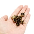 thumbnail image 4 of Unique Bargains 15x20mm Mini Brads Round Paper Fasteners for Art Crafting, Bronze Tone 100pack, 4 of 5