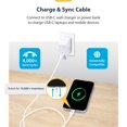 thumbnail image 2 of STARTECH 6FT (1.8M) WHITE USB-C CHARGING CABLE, USB C CABLE, USB 2.0 TYPE-C LAPT, 2 of 6