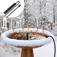 thumbnail image 1 of Outdoor Pond Deicer 5W | Bird Bath & Fish Tank Constant Temperature Warmer | PVC, 48in Cord, Automatic Temp Control, Anti-Rust, Size for Patio Yard, 1 of 6