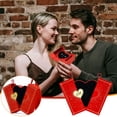 thumbnail image 1 of PRETXORVE Valentine's Day Double Open Jewelry Heart Shaped High End Jewelry Set Packaging, 1 of 8