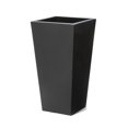thumbnail image 1 of Step2 Tremont – Grande jardinière carrée et effilée en plastique noir Onyx, pour intérieur et extérieur, 1 of 9