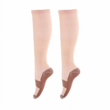 2 Pairs Compression Socks for Women & Men 20-30 mmHg is Best Athletic  Running  Flight  Travel  Nurses