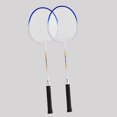 thumbnail image 4 of 2 Pieces Badminton Racket Set Badminton Equipment Durable Badminton Racquet for Adults and Teenagers Playing Backyard Game Practice Without Bag, 4 of 10