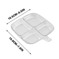 thumbnail image 2 of pstuiky Wall Mounted Hot Pot Tray Vegetable Prep & Soy Dipping Dish Storage Multi-Compartment Organizer, 2 of 5