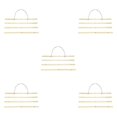 thumbnail image 1 of Decodeary 21CM-61CM DIY Magnetic Wooden Photo Hanger Poster Scroll Print Picture Frame Beige 61cm 5Set, 1 of 6