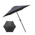 thumbnail image 2 of mmirethe 10 Umbrella Replacement Canopy 8 Rib Outdoor Patio Top Cover Waterproof STOCK black, 2 of 6