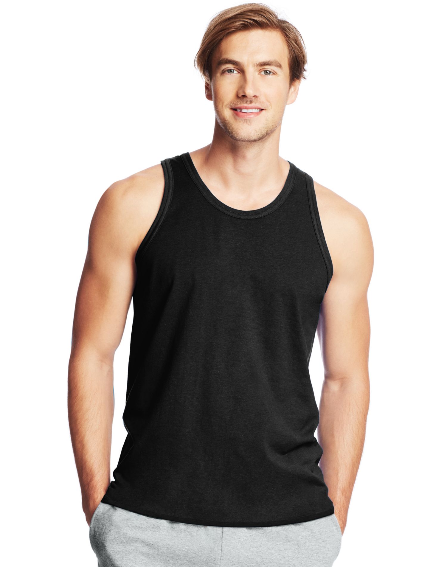 Hanes X-Temp Débardeur de Performance pour Hommes, G, Noir