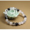 thumbnail image 3 of Bracelet Extensible en Perles Rondes de 8 mm en Quartz Rutilé Noir Naturel de Qualité A, Pierre Précieuse, 7 Pouces, Unisexe, 3 of 5