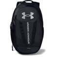 thumbnail image 1 of Under Armour Hustle Backpack, Black (001)/Silver, One Size Fits All, 1 of 5