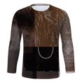 thumbnail image 4 of AMERTEER T-shirt Décontracté pour Hommes Impression Numérique 3D Col Rond Manches Longues, 4 of 6