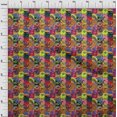 thumbnail image 4 of oneOone Georgette Viscose Magenta Fabric Paisley Patchwork Sewing Craft Projects Fabric Prints By Yard 42 Inch Wide, 4 of 5