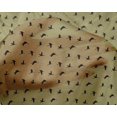 thumbnail image 4 of oneOone Silk Tabby Fabric Stork Bird Printed Fabric 1 Yard 42 Inch Wide, 4 of 4