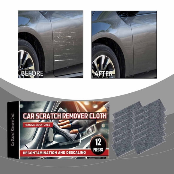Bowayaoa Car Scratch Repair Cloth, Quick Car Scratch Remover Cloth, Car Paint Scratch Repair Cloth, Car Dent Scratch Remover Fabric, Reusable Auto Scratch Eraser Cloth