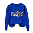 thumbnail image 2 of EGNMCR Easter T-Shirts Imprimés pour Femmes T-Shirts Graphiques pour Femmes Chemises pour Femmes T-Shirt à Col Rond pour Femmes Easter Imprimé Haut à Manches Longues Chandails pour Femmes T-Shirts pour Femmes, 2 of 5