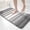 Grey, variant on Toilet Bathroom And Absorbent Foot Mat Entrance Floor Mat Door Mat Carpet Suitable For Bedroom Bathroom Living Room At The Entrance