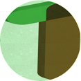 thumbnail image 1 of Ahgly Tapis Rond Lavable en Machine Intérieur Transitionnel Vert Pastel, 5 Pieds Rond, 1 of 7