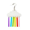 thumbnail image 2 of Way To Celebrate Rainbow Cloud Earrings, 2 of 4