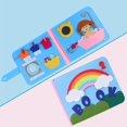 thumbnail image 4 of Livres d'Activités en Tissu Apprentissage Précoce Compétences de Base de la Vie Portable Doux, 4 of 8