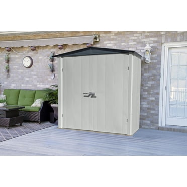 Spacemaker Patio Shed, 6x3, Flute Grey and Anthracite