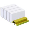 thumbnail image 1 of Unique Bargains Staples for Stapler, 4 Pack(1000Pcs Staples Per Pack) 26/6 Standard 1/4 Inch Length Staples Jam Free Yellow, 1 of 7