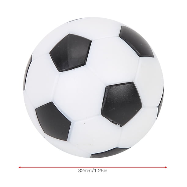 Lot De 4 Balles De Baby-foot En Plastique Blanc – Compatibles Avec La Plupart Des Tables, Pour Joueurs Débutants Et Confirmés