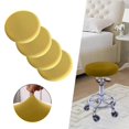 thumbnail image 3 of GROWTH TANK Bar Stool Covers Round Washable Protector Stool Slipcover for 12-18 inch Chair yellow, 3 of 9