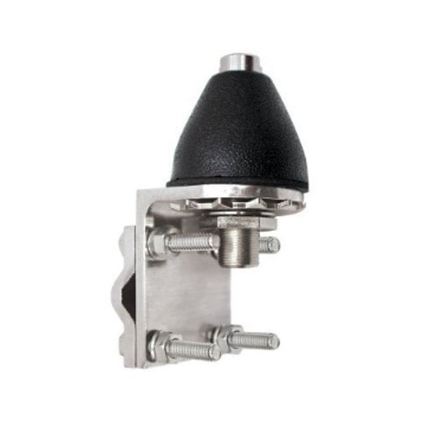 Pro Trucker Deluxe Single Groove Mirror Mount with SO-239 Beehive Stud Mount - Bulk