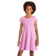thumbnail image 1 of George Girls' Short-Sleeve Skater Dress, 1 of 6