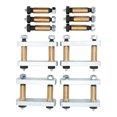 thumbnail image 4 of Kit de Manille de Levage, Kit de Mise à Niveau de Manille Robuste Suspensions de Remorque RV Bagues en Bronze Haute Résistance Essieu Tandem en Acier 3 1/8 Po Graissé pour CRE3000, 4 of 8