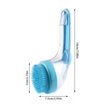 thumbnail image 2 of Binwennn Pet Bath Brush Long Handle Grooming Brush With Shampoo Dispenser | Soft Silicone Cleaning Brush For Cats Dogs Rabbits | Liquid Adding Pet Massage Brush For Bathing, 2 of 2