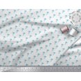 thumbnail image 3 of Soimoi Blue Poly Georgette Fabric Palm Tree Decor Fabric Printed Yard 52 Inch Wide, 3 of 5
